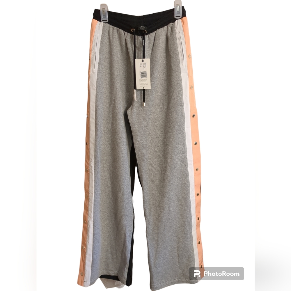 PE Nation Race Pant (M) Gry/Blk